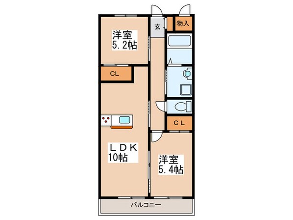 ルミエール城山の物件間取画像